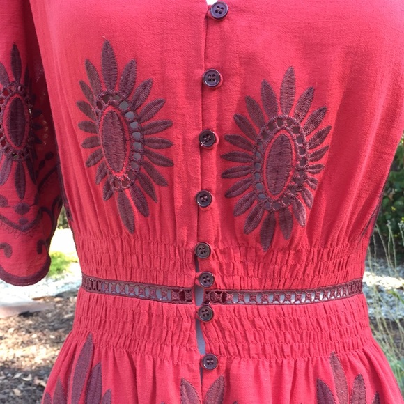 Sea New York Embroidered Dress Size 0 - Picture 3 of 8